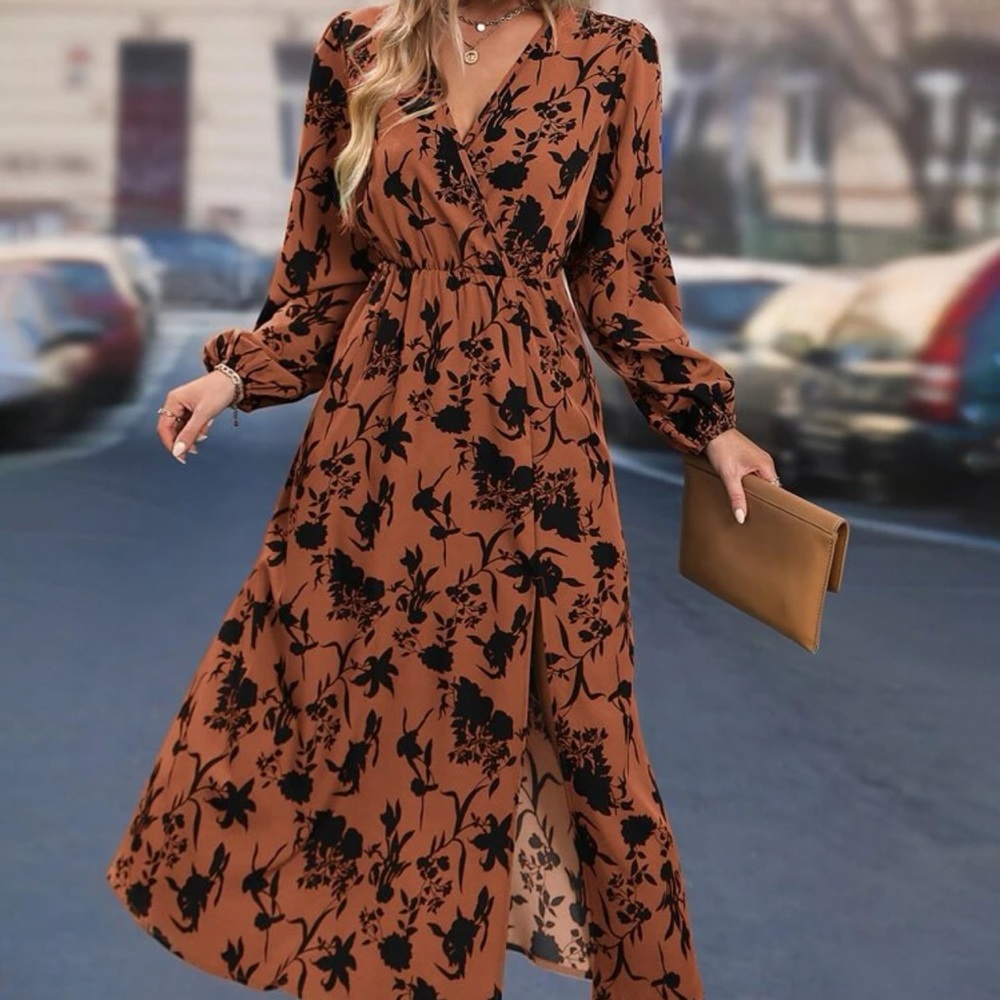 Brown dress
